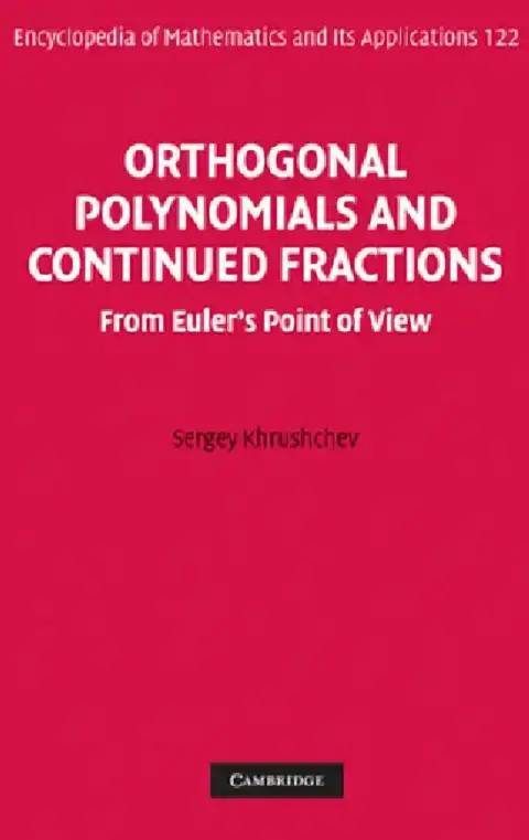 Cover of Orthogonal Polynomials and Continued Fractions