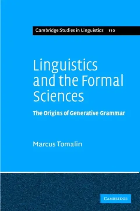 Cover of Linguistics and the Formal Sciences