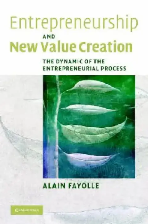 Cover of Entrepreneurship and New Value Creation