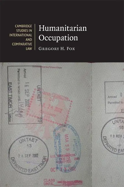 Cover of Humanitarian Occupation