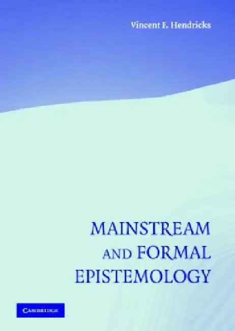 Cover of Mainstream and Formal Epistemology