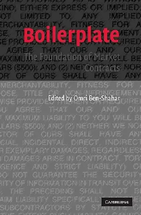 Cover of Boilerplate