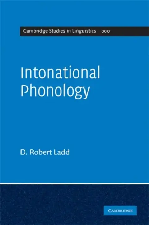 Cover of Intonational Phonology