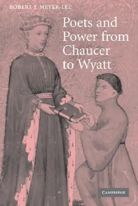 Cover of Poets and Power from Chaucer to Wyatt
