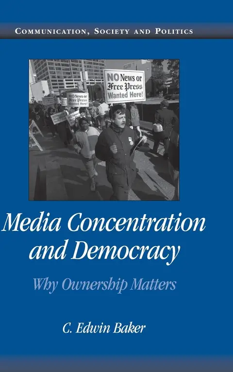 Cover of Media Concentration and Democracy