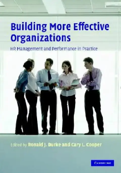 Cover of Building More Effective Organizations