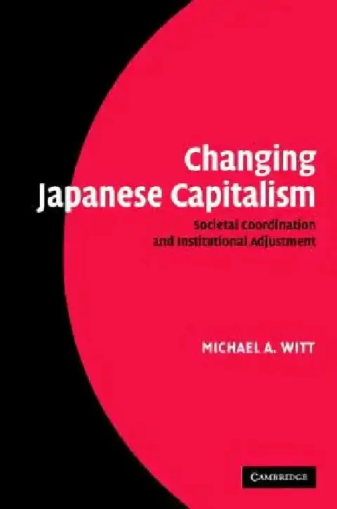 Cover of Changing Japanese Capitalism
