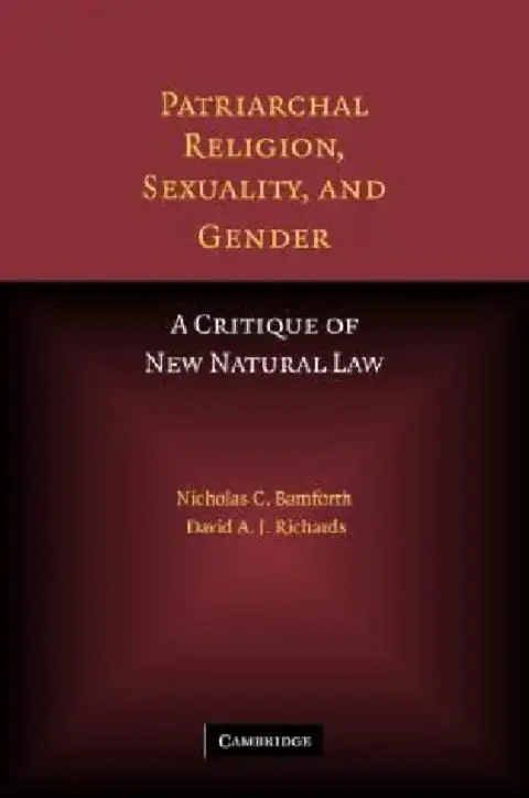 Cover of Patriarchal Religion, Sexuality, and Gender