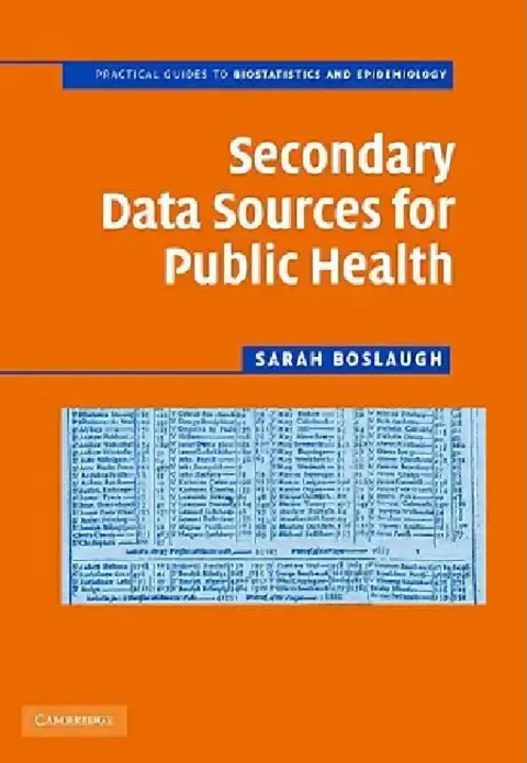 Cover of Secondary Data Sources for Public Health