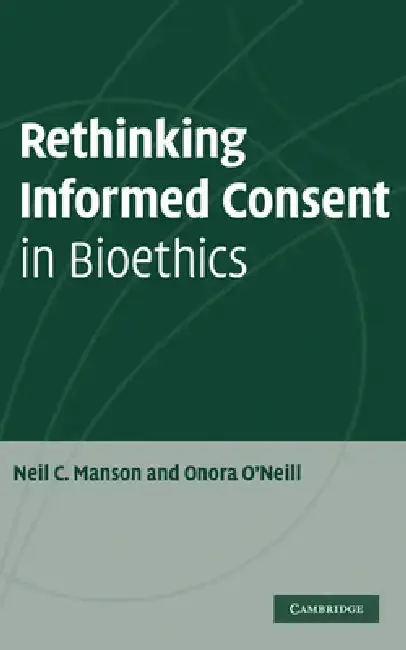 Cover of Rethinking Informed Consent in Bioethics
