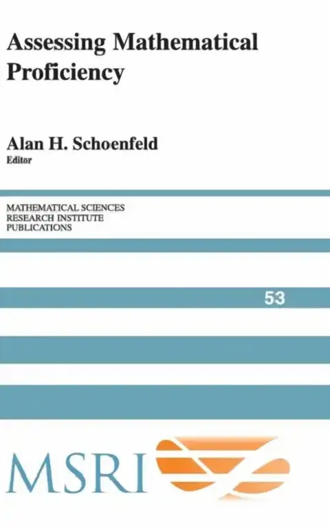 Cover of Assessing Mathematical Proficiency