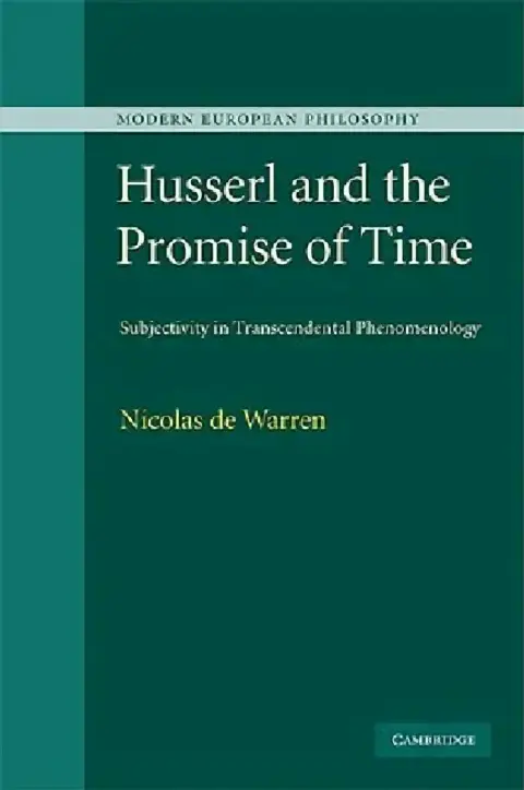 Cover of Husserl and the Promise of Time