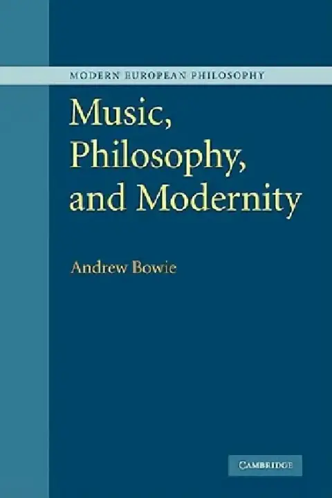 Cover of Music, Philosophy, and Modernity