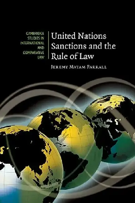 Cover of United Nations Sanctions and the Rule of Law