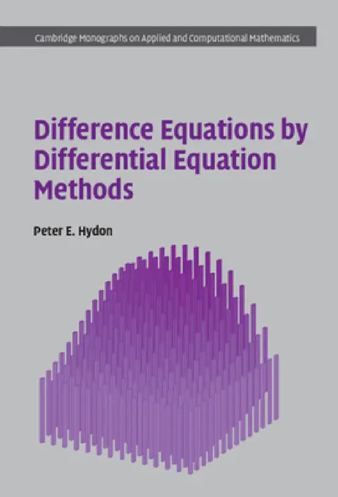 Cover of Difference Equations by Differential Equation Methods
