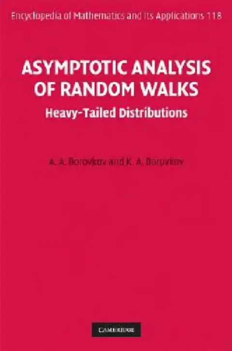 Cover of Asymptotic Analysis of Random Walks