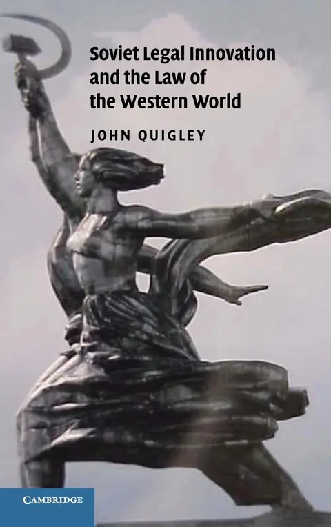 Cover of Soviet Legal Innovation and the Law of the Western World