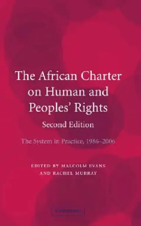 Cover of The African Charter on Human and Peoples' Rights