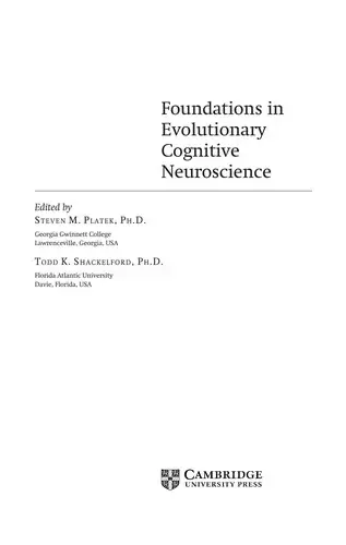 Cover of Foundations in Evolutionary Cognitive Neuroscience