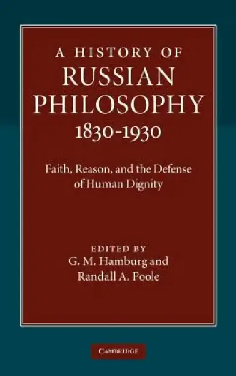 Cover of A History of Russian Philosophy 1830-1930