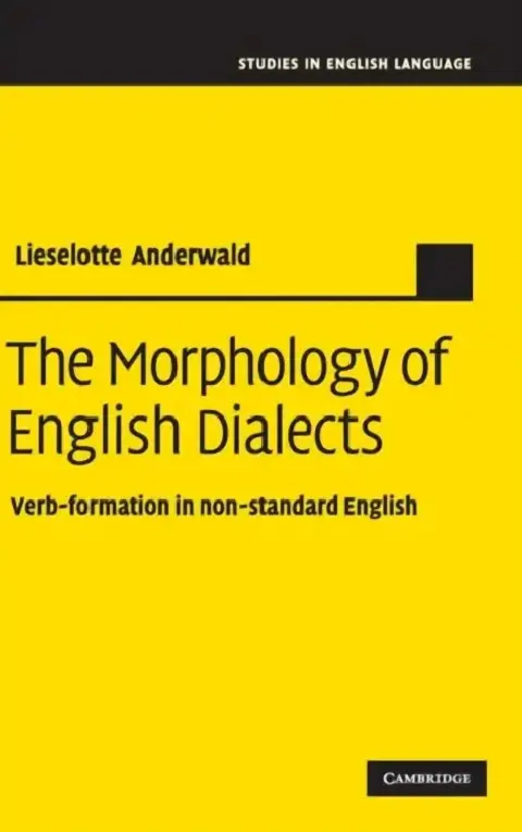 Cover of The Morphology of English Dialects