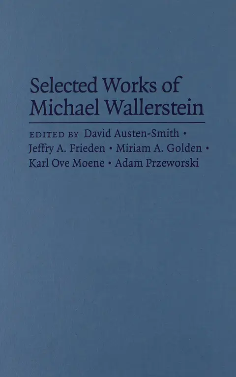 Cover of Selected Works of Michael Wallerstein