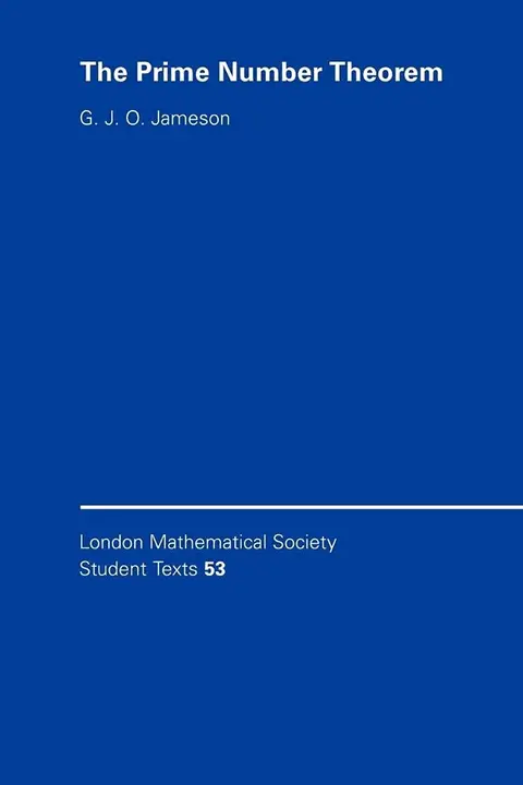 Cover of The Prime Number Theorem