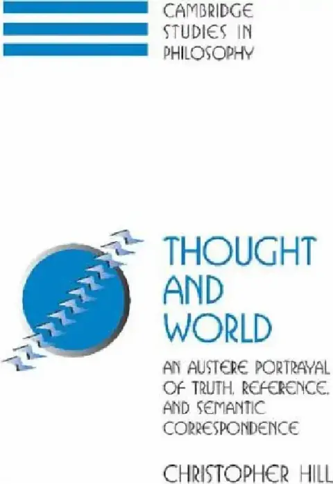Cover of Thought and World