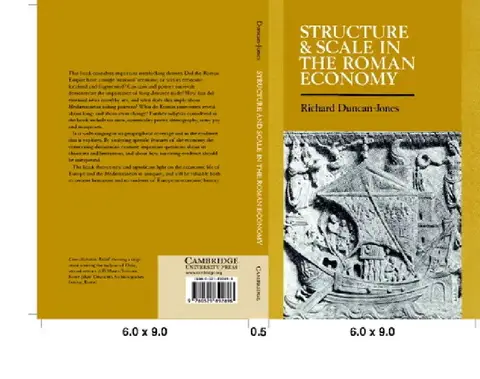 Cover of Structure and Scale in the Roman Economy