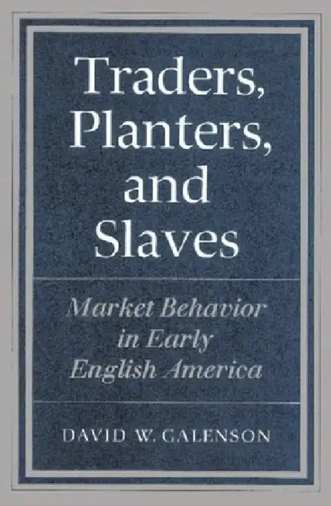 Cover of Traders, Planters and Slaves