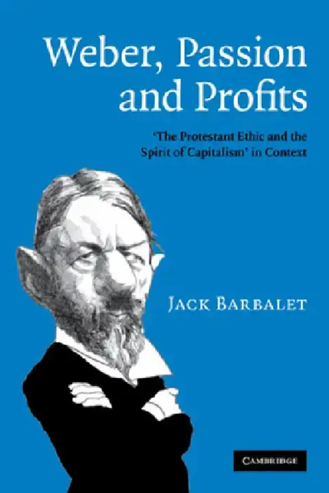 Cover of Weber, Passion and Profits