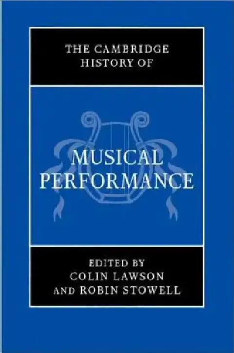 Cover of The Cambridge History of Musical Performance