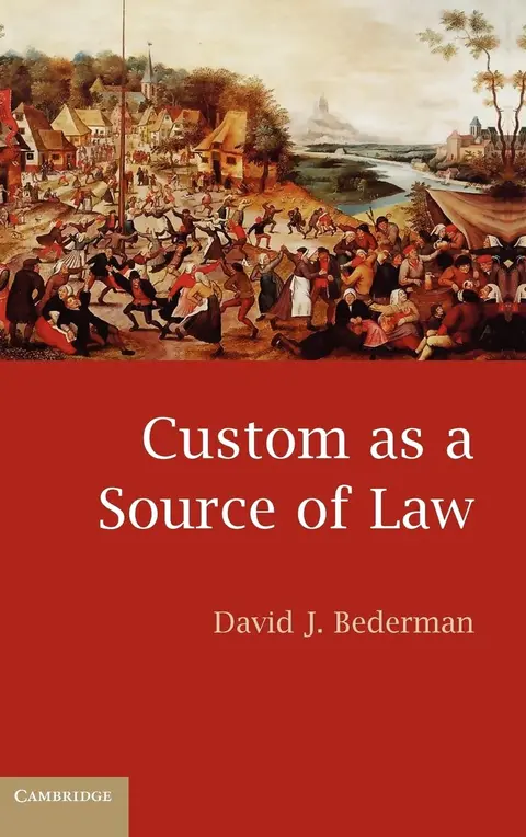 Cover of Custom as a Source of Law