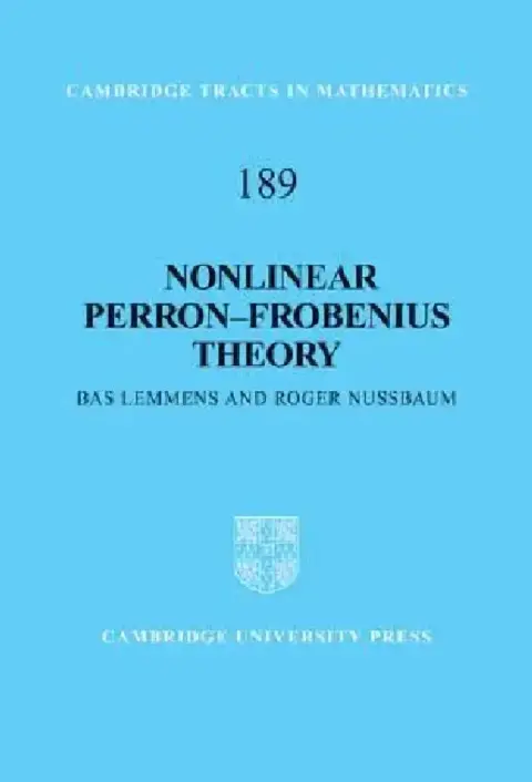 Cover of Nonlinear Perron Frobenius Theory