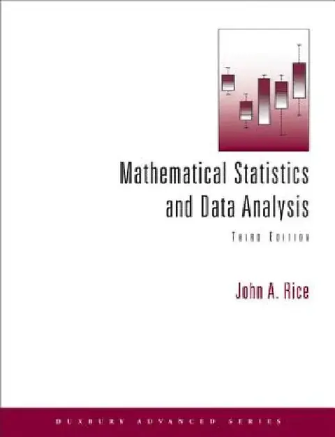 Cover of Mathematical Statistics and Data Analysis [With CDROM]
