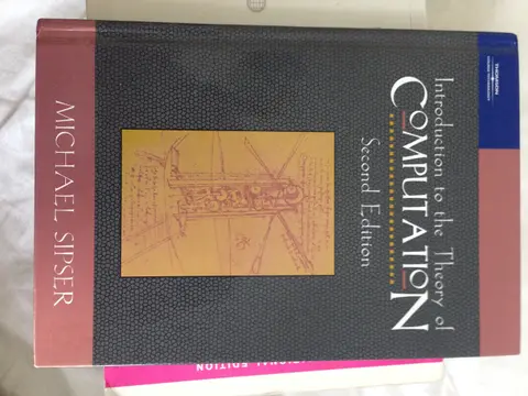 Cover of Introduction to the Theory of Computation