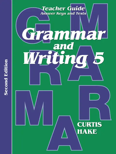Cover of Grammar and Writing 5