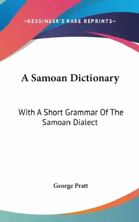Cover of A Samoan Dictionary