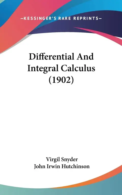 Cover of Differential and Integral Calculus