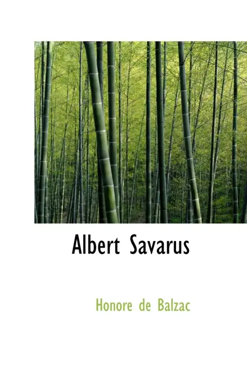 Cover of Albert Savarus