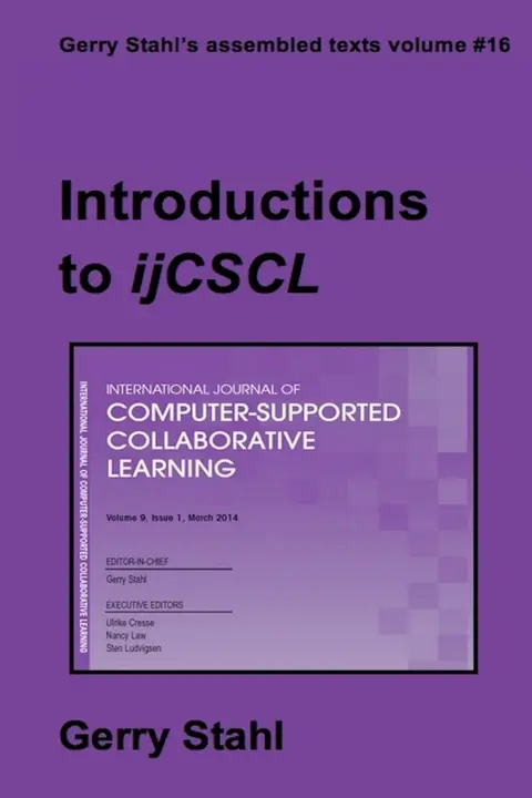 Cover of Introductions to ijCSCL