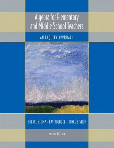 Cover of Algebra for Elementary and Middle School Teachers