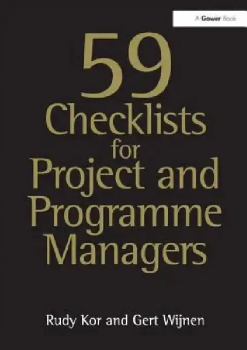 Cover of 59 Checklists for Project and Programme Managers