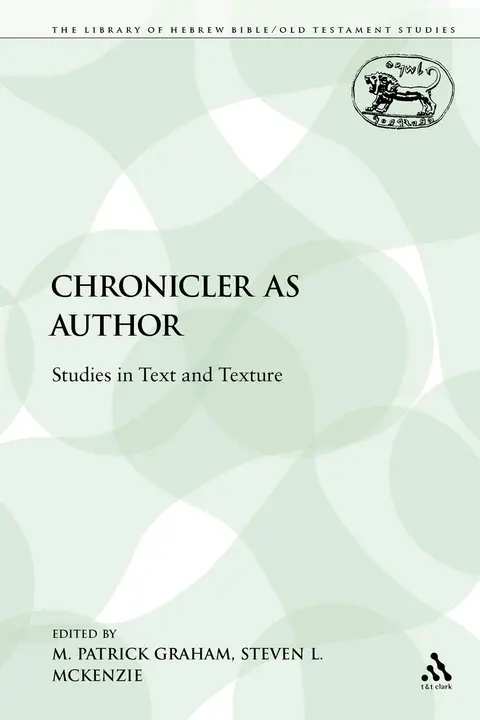 Cover of Chronicler as Author