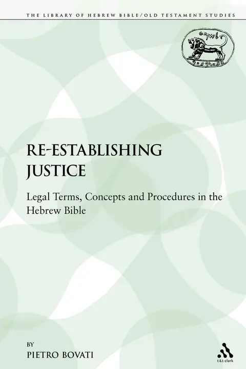 Cover of Re-Establishing Justice