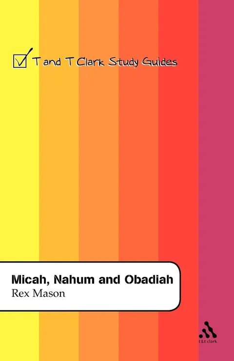 Cover of Micah,Nahum and Obadiah