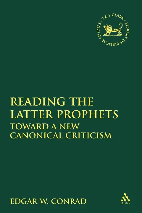 Cover of Reading the Latter Prophets