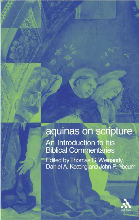 Cover of Aquinas on Scripture