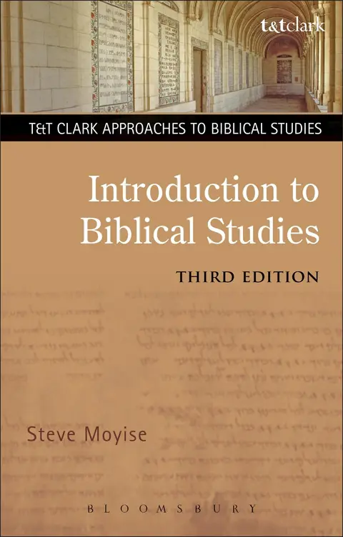 Cover of Introduction to Biblical Studies
