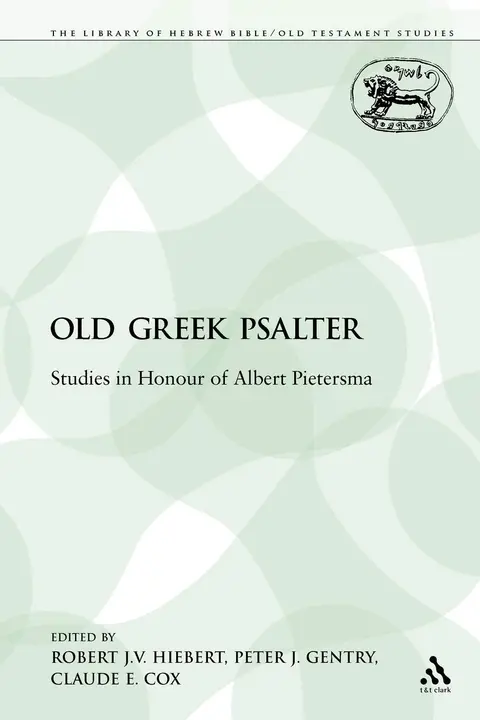 Cover of Old Greek Psalter